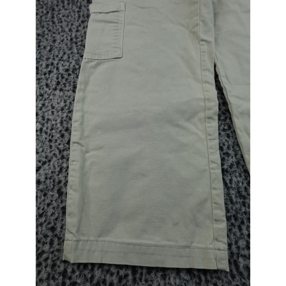 Marine Layer Cargo Pants Womens 6 Beige Wide Leg Utility Cotton Blend - Picture 4 of 13